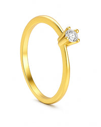 Anel Solitário Geminora