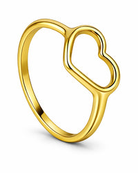 Anel Coração Vazado Coravida