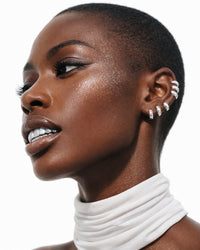 Brincos Argolinha Trio Lunaris d'Plata