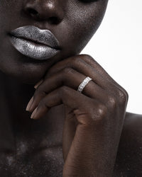 Anel Prateado do Reino Maurya