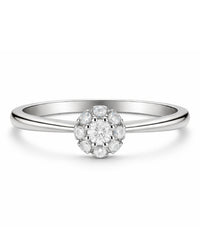 Anel Solitário Flor dos Campos de Aurelora