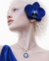 Colar Olho Grego Nazariel Azule