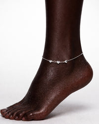 Tornozeleira Corações Preados Stellaris