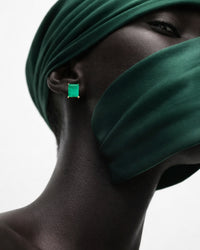 Brincos Femininos Verdes da Ilha de Socrota