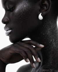 Brincos Femininos - Gotas da Lua de Prata