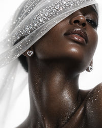 Brincos Coração Luminora de Prata em Prata 925