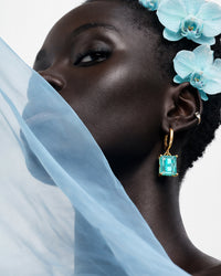 Brincos Femininos Verdes da Iha Thule