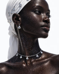 Colar Chocker Conchas Pratas da Iiha Sainte-Marie