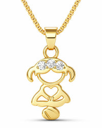 Colar Meinina Dourada de Mercúrio