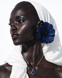 Colar Trevo Azul do Reino Perdido de Atlândida