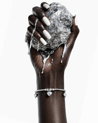 Pulseira Corações Lumière d'Plata