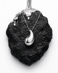 Colar Gota da Lua de Prata