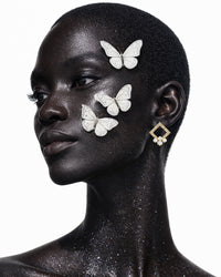 Brincos Dourados Lozavelle Crystal