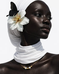 Colar Pérolas do Mar Dourado Celestial