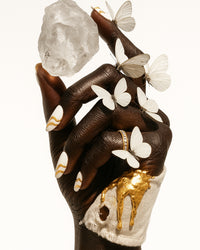 Anel Feminino do Reino Maurya Dourado