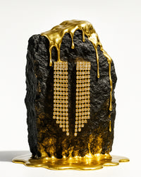 Brincos Cachoeira Dourada do Rio Phasis