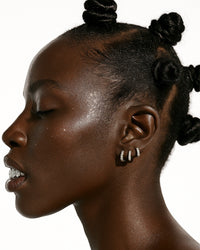 Brincos Trio Argolas Gemmis Argenteis