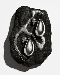 Brincos Gotas d'Plata do Eridanos