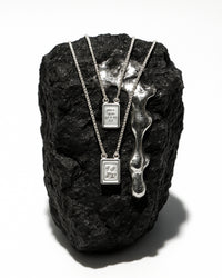 Colar Prateado Escapulário Religionis Catholicae