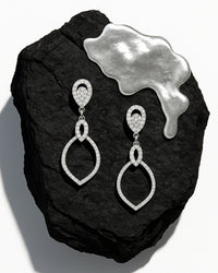 Brincos Gotas de Prata do Rio Eritreu