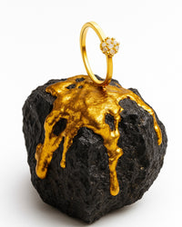 Anel Solitário Flor dos Campos de Aurelora