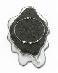 Tornozeleira Corações Preados Stellaris