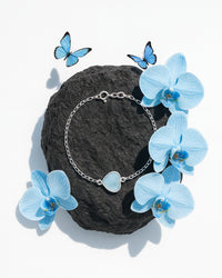 Pulseira Coração da Lua Azul